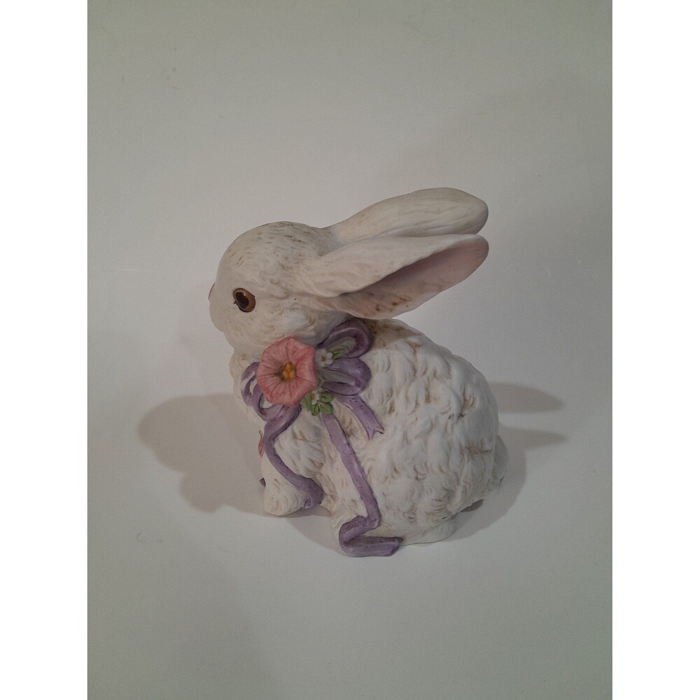 Vintage Enesco Bunny, Ceramic Musical